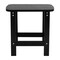 Flash Furniture Charlestown All-Weather Poly Resin Wood Adirondack Side Table in Black JJ-T14001-BLK-GG - alternate 3